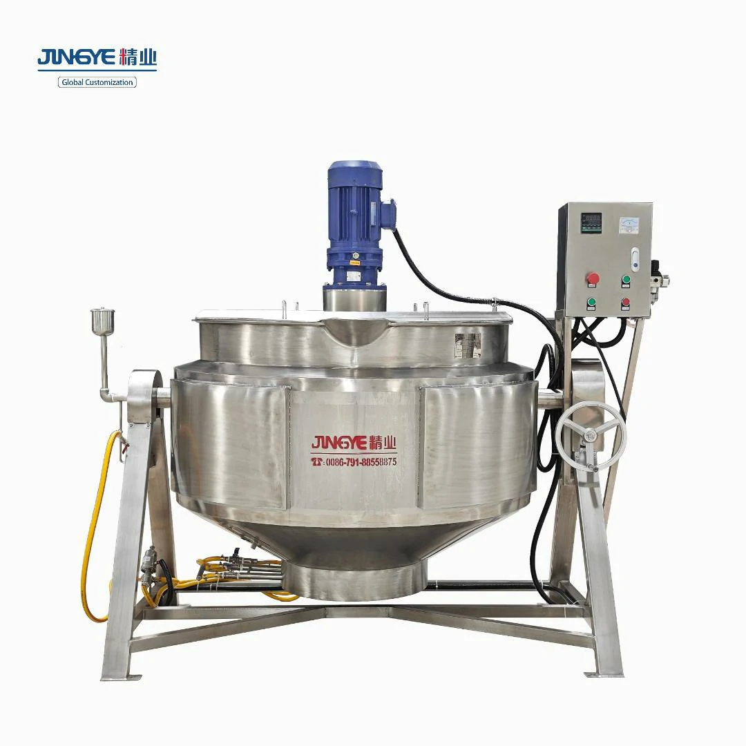 Tiltable jacketed kettle