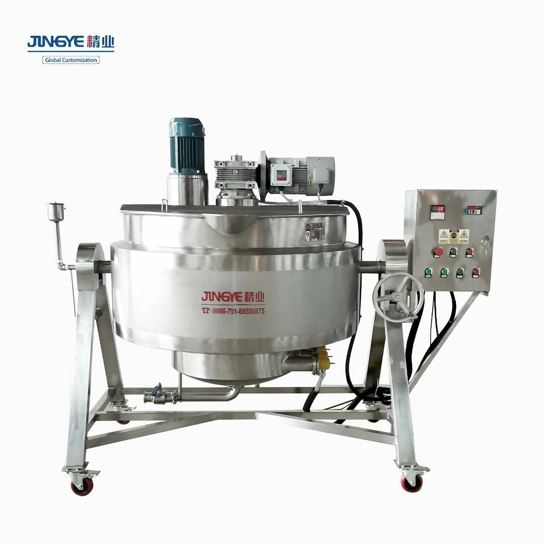 Tiltable jacketed kettle