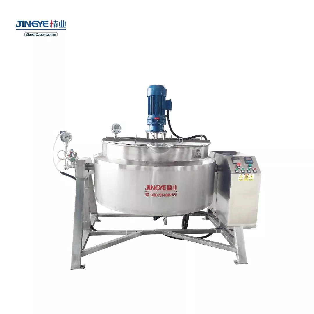 Tiltable jacketed kettle